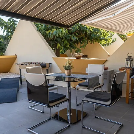 Side Helio Ground Floor With Attached Garage In The Naturist Village Apartment